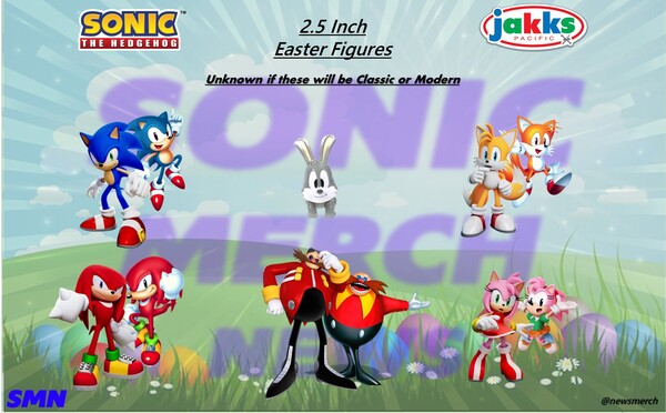 Pocky (Easter), Sonic The Hedgehog, Jakks Pacific, Action/Dolls